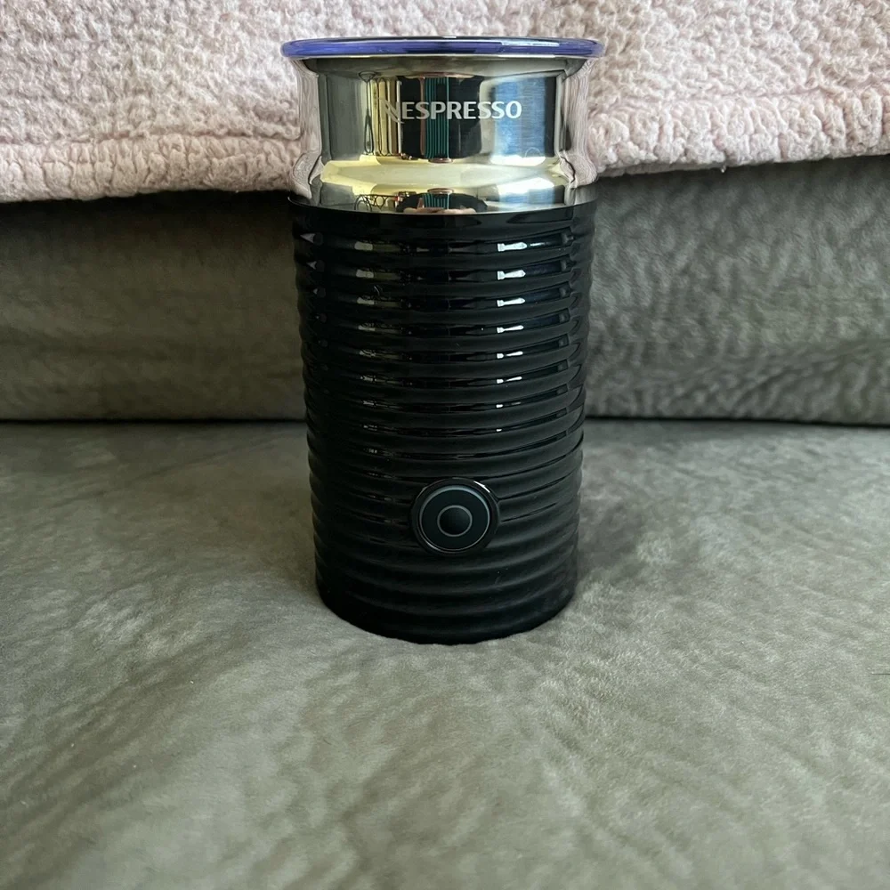 Nespresso Black and Silver Milk Frother
